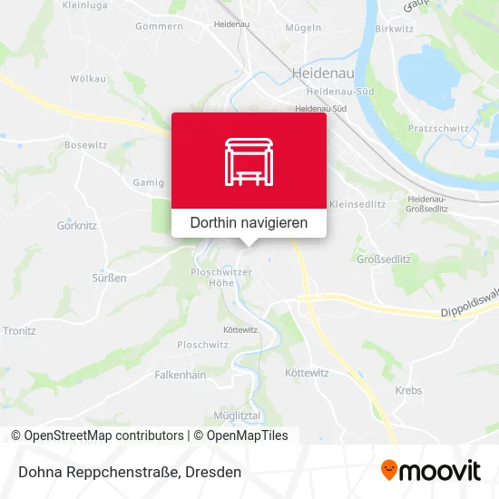 Dohna Reppchenstraße Karte