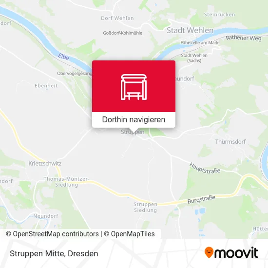 Struppen Mitte Karte