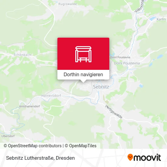 Sebnitz Lutherstraße Karte