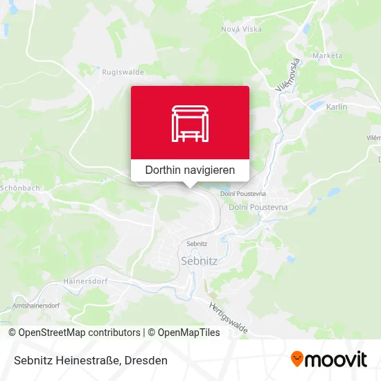 Sebnitz Heinestraße Karte