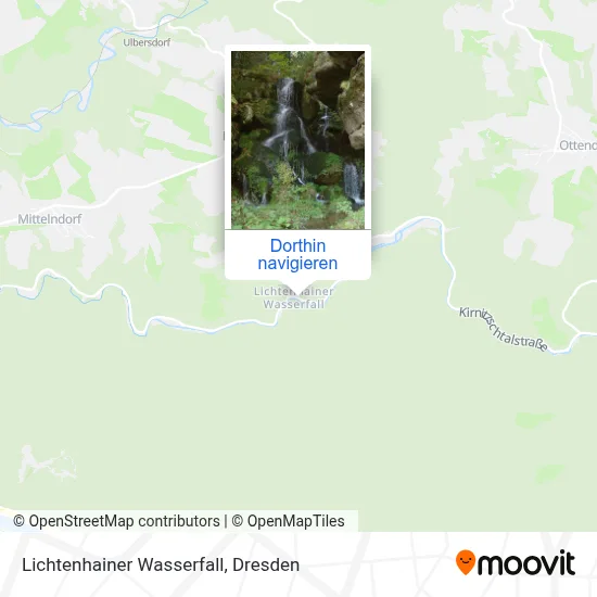 Lichtenhainer Wasserfall Karte
