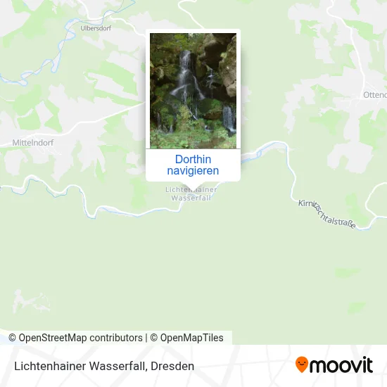 Lichtenhainer Wasserfall Karte