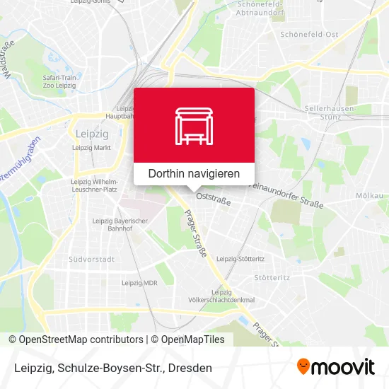 Leipzig, Schulze-Boysen-Str. Karte