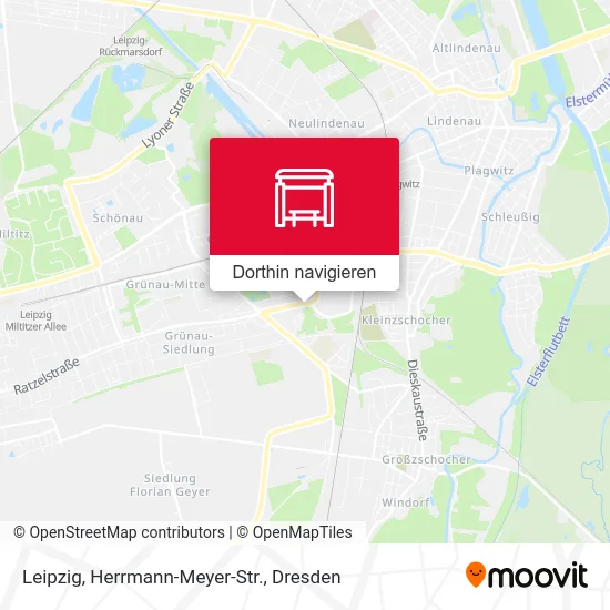 Leipzig, Herrmann-Meyer-Str. Karte