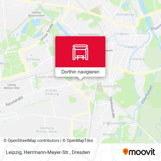Leipzig, Herrmann-Meyer-Str. Karte