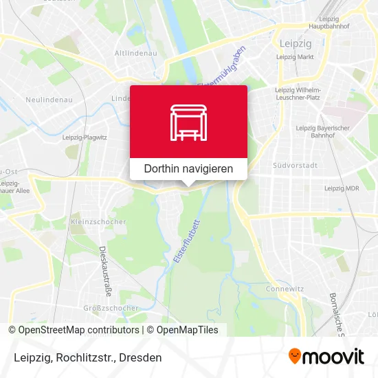 Leipzig, Rochlitzstr. Karte
