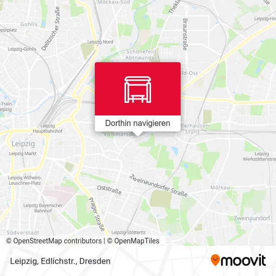 Leipzig, Edlichstr. Karte