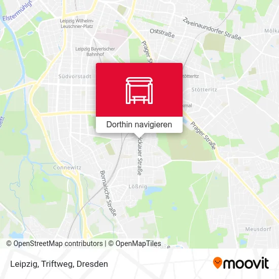 Leipzig, Triftweg Karte