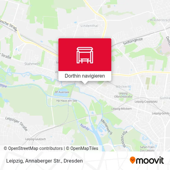 Leipzig, Annaberger Str. Karte