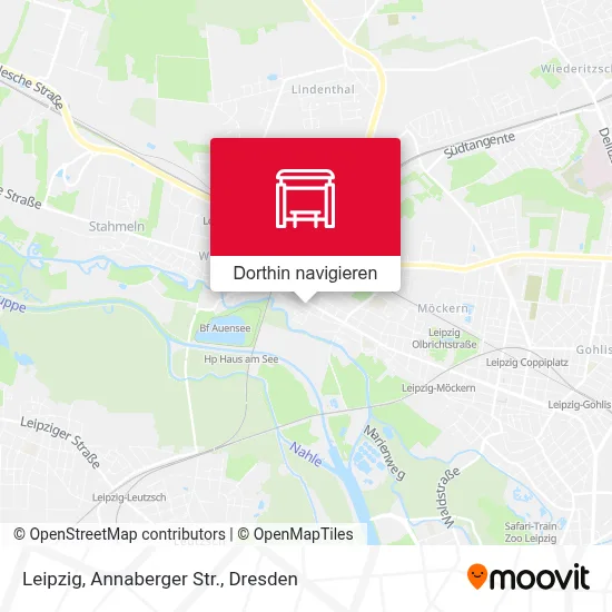 Leipzig, Annaberger Str. Karte