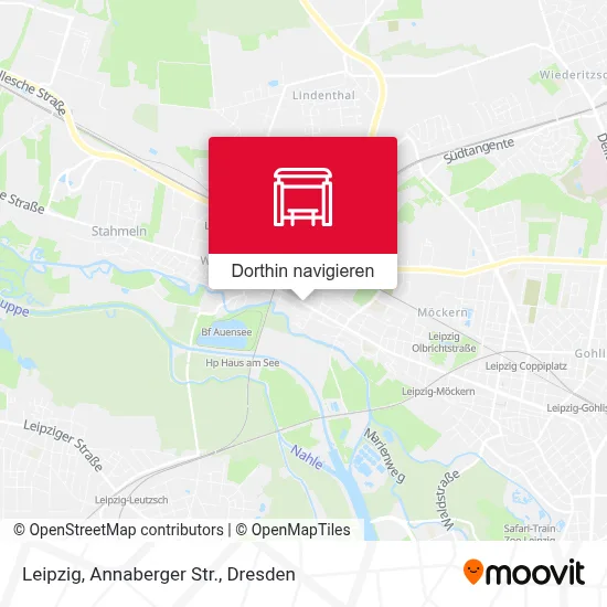 Leipzig, Annaberger Str. Karte