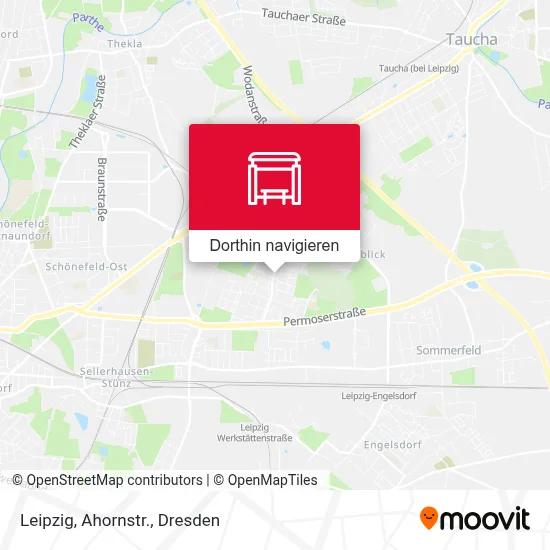 Leipzig, Ahornstr. Karte