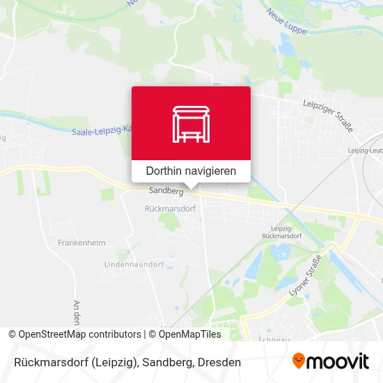 Rückmarsdorf (Leipzig), Sandberg Karte