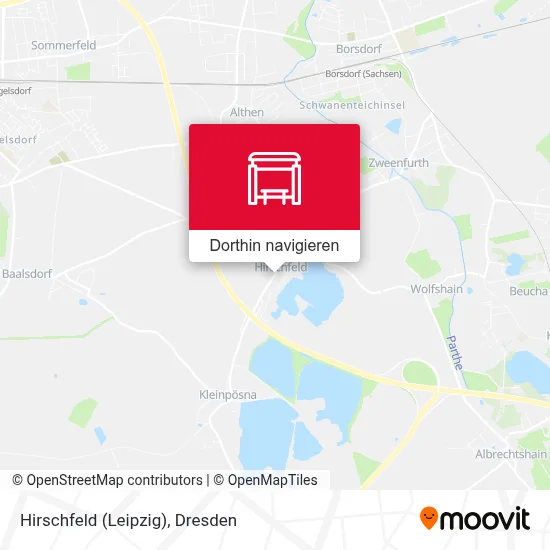 Hirschfeld (Leipzig) Karte