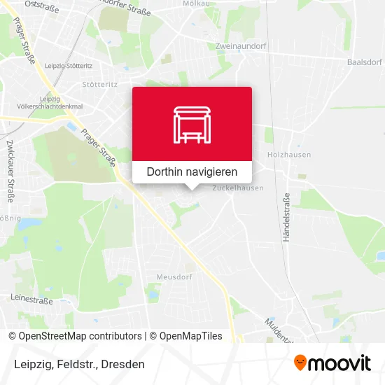 Leipzig, Feldstr. Karte