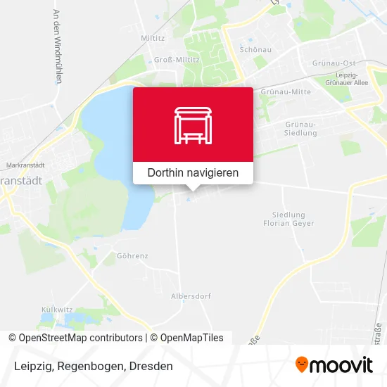 Leipzig, Regenbogen Karte