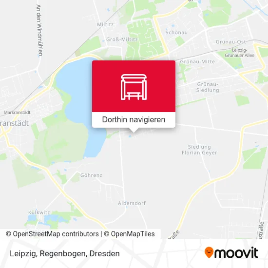 Leipzig, Regenbogen Karte