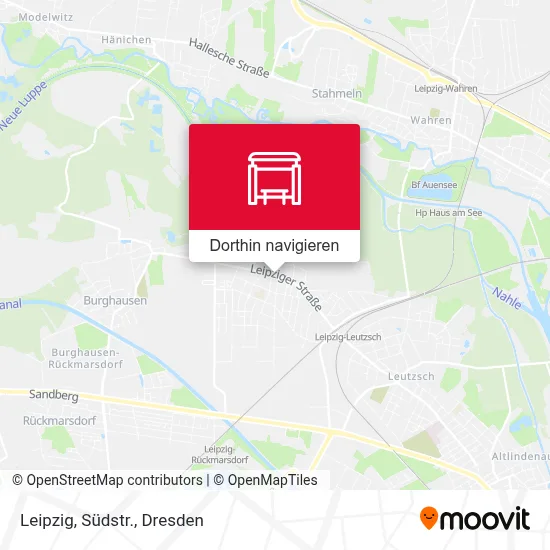 Leipzig, Südstr. Karte