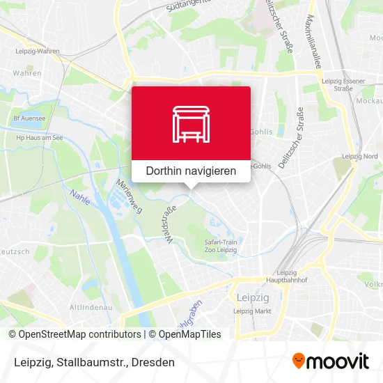 Leipzig, Stallbaumstr. Karte