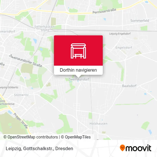 Leipzig, Gottschalkstr. Karte