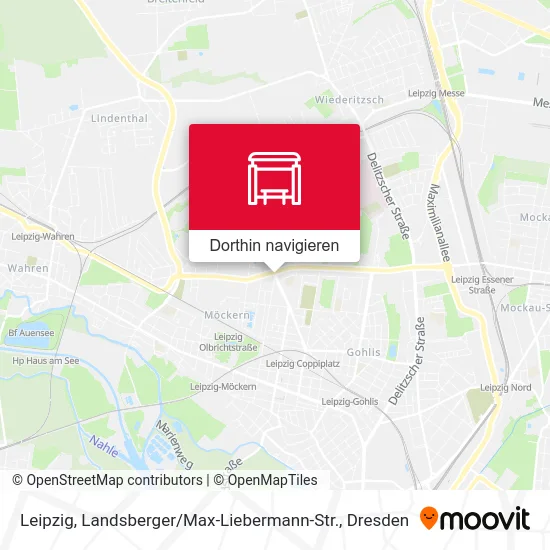 Leipzig, Landsberger / Max-Liebermann-Str. Karte