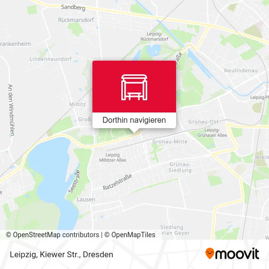 Leipzig, Kiewer Str. Karte