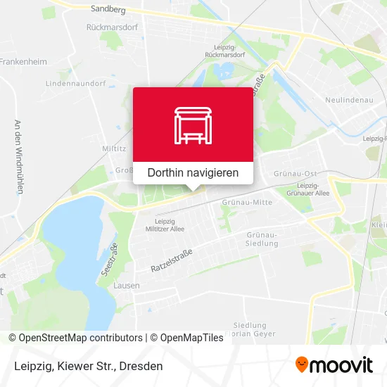 Leipzig, Kiewer Str. Karte