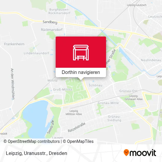 Leipzig, Uranusstr. Karte