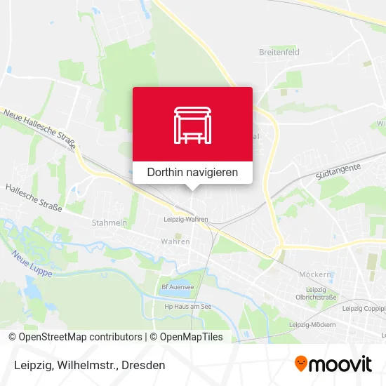 Leipzig, Wilhelmstr. Karte