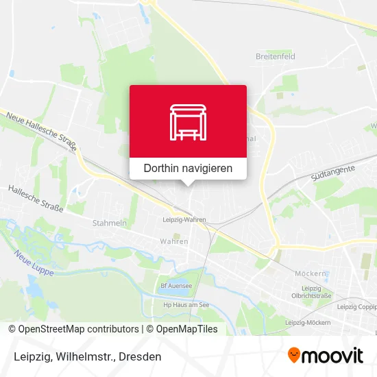 Leipzig, Wilhelmstr. Karte