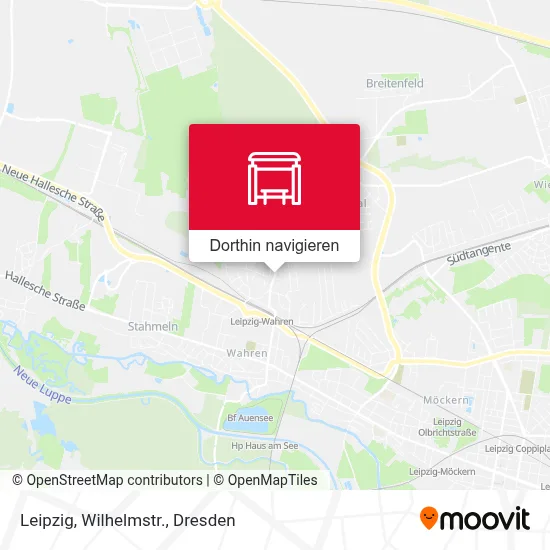 Leipzig, Wilhelmstr. Karte