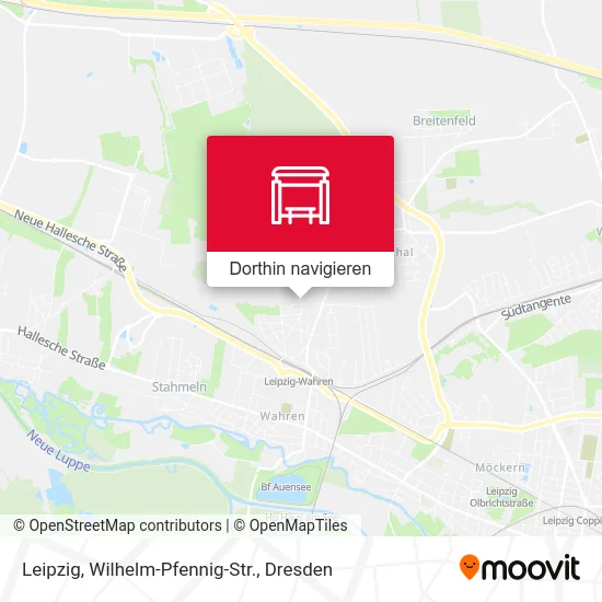 Leipzig, Wilhelm-Pfennig-Str. Karte