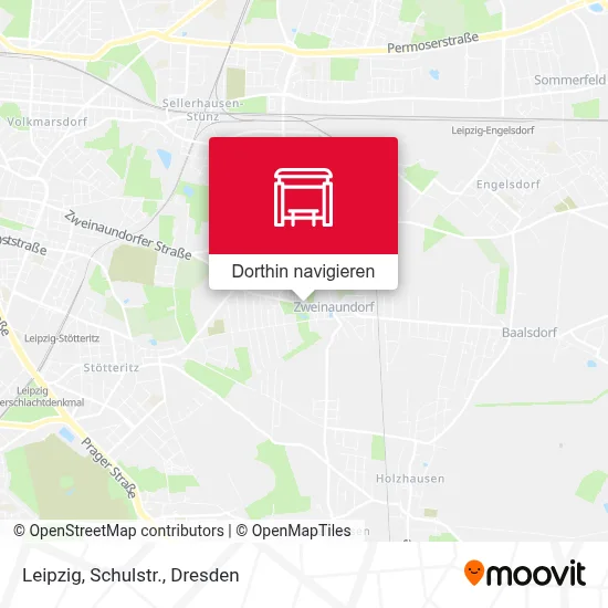 Leipzig, Schulstr. Karte