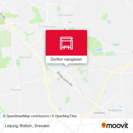 Leipzig, Roßstr. Karte