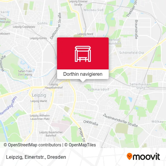 Leipzig, Einertstr. Karte