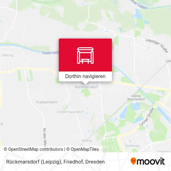 Rückmarsdorf (Leipzig), Friedhof Karte