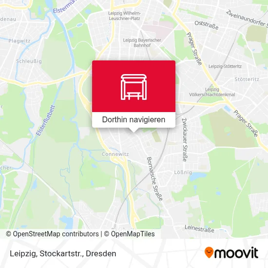 Leipzig, Stockartstr. Karte