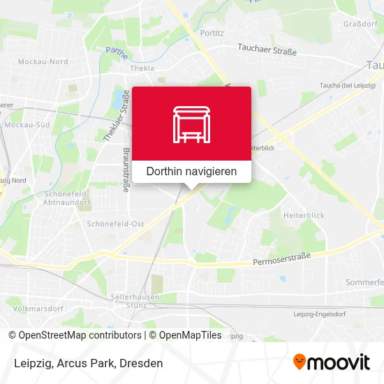 Leipzig, Arcus Park Karte