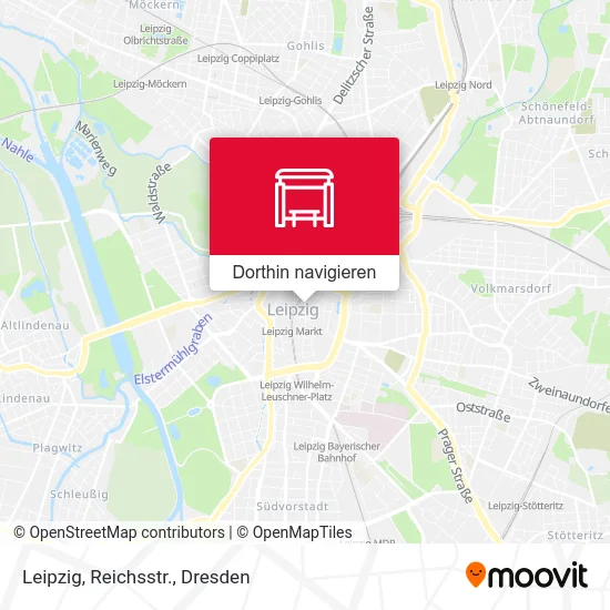 Leipzig, Reichsstr. Karte