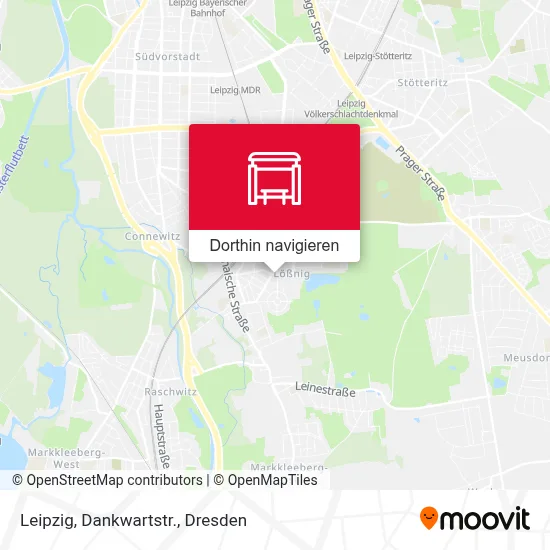 Leipzig, Dankwartstr. Karte