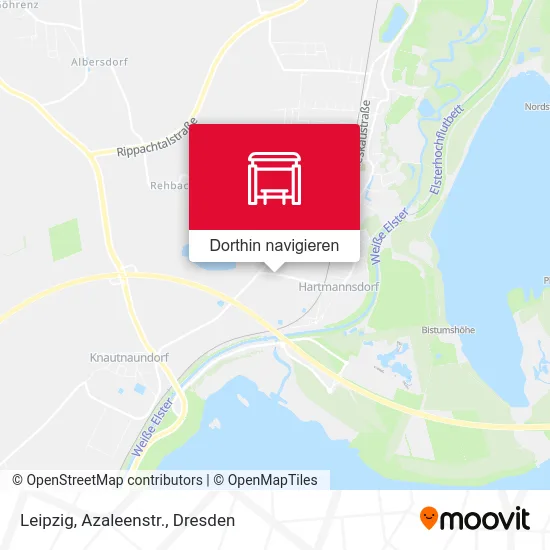 Leipzig, Azaleenstr. Karte