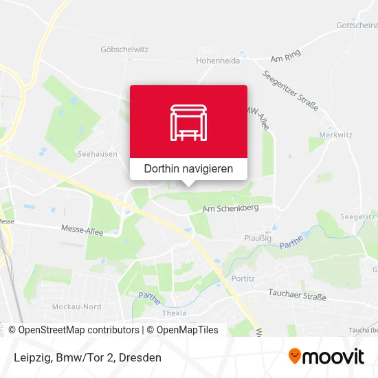 Leipzig, Bmw/Tor 2 Karte