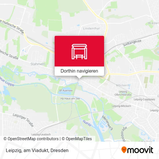 Leipzig, am Viadukt Karte