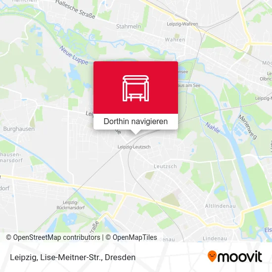 Leipzig, Lise-Meitner-Str. Karte