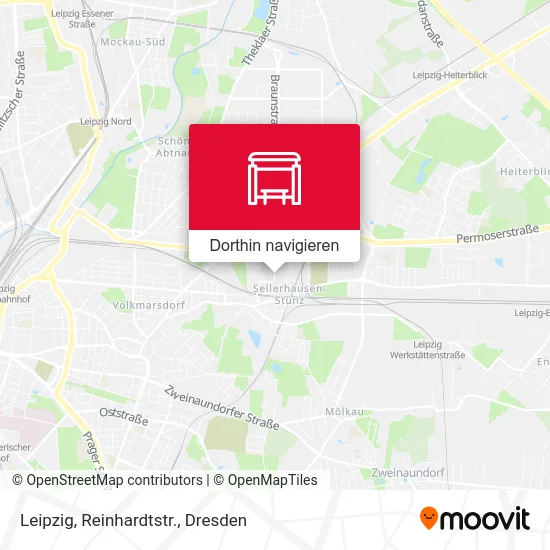 Leipzig, Reinhardtstr. Karte