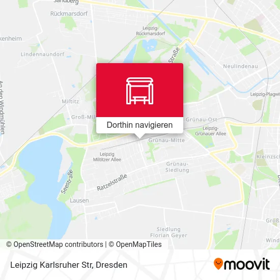 Leipzig Karlsruher Str Karte