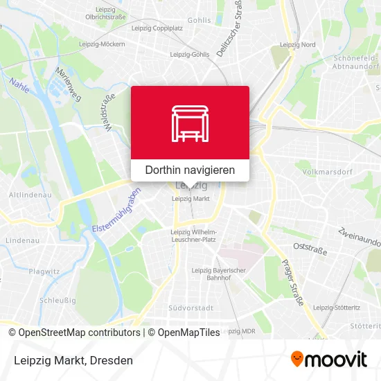 Leipzig Markt Karte