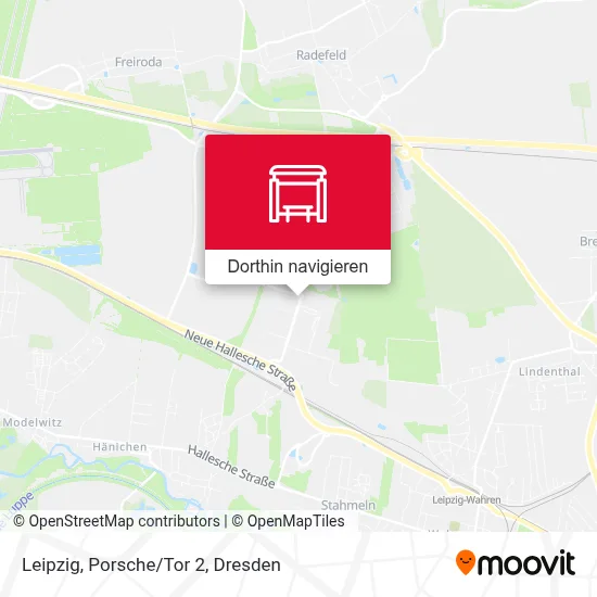 Leipzig, Porsche/Tor 2 Karte