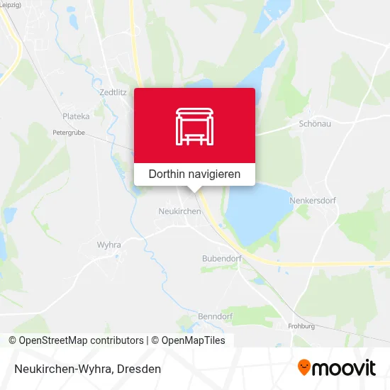 Neukirchen-Wyhra Karte