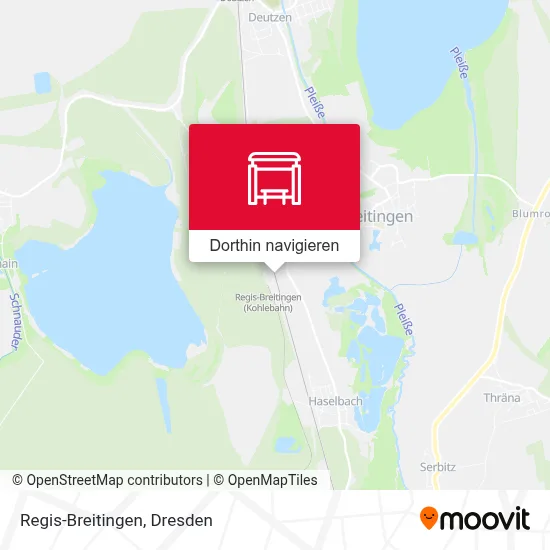 Regis-Breitingen Karte